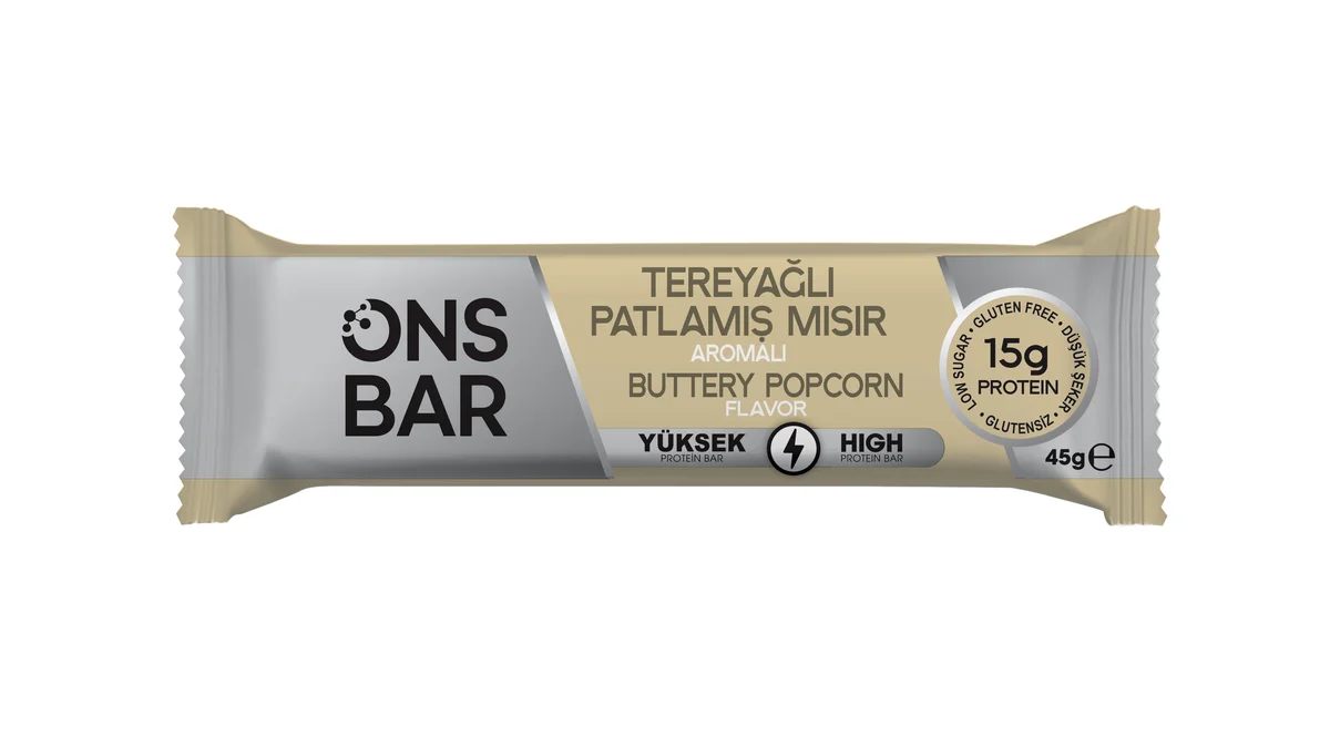 Tereyağlı Patlamış Mısır ONSBAR Protein Bar